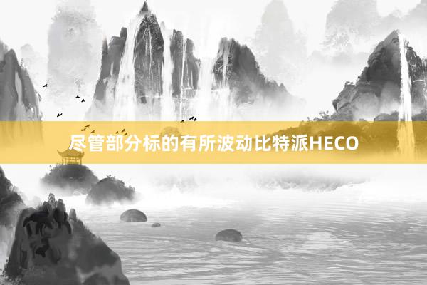 尽管部分标的有所波动比特派HECO