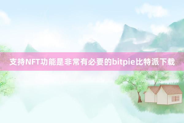 支持NFT功能是非常有必要的bitpie比特派下载