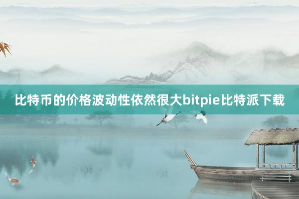 比特币的价格波动性依然很大bitpie比特派下载